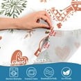 thumbnail image 3 of Yayeee Kitchen Curtains Tier Pair Light Filtering 27"x36" Rod Pocket Short Cafe Window Panel, Red Nordic Christmas, 3 of 7