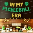 thumbnail image 2 of In My Pickleball Era Golden Green Glitter Sport Banner for Wedding, Birthday, Pickleball Themed Parties, 2 of 5