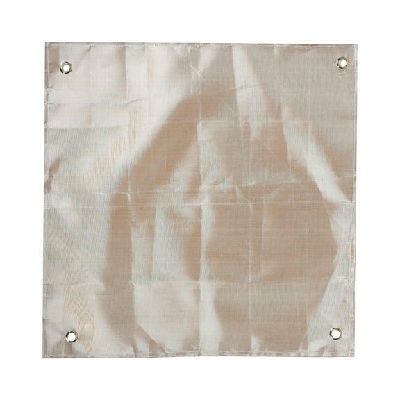 Hytrove 1Set Fireproof Mat for Wood Stove Beige Fiberglass Camping Accessory