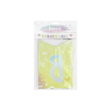 Amscan Collection Enchanted Unicorn Banner Cardboard 12'