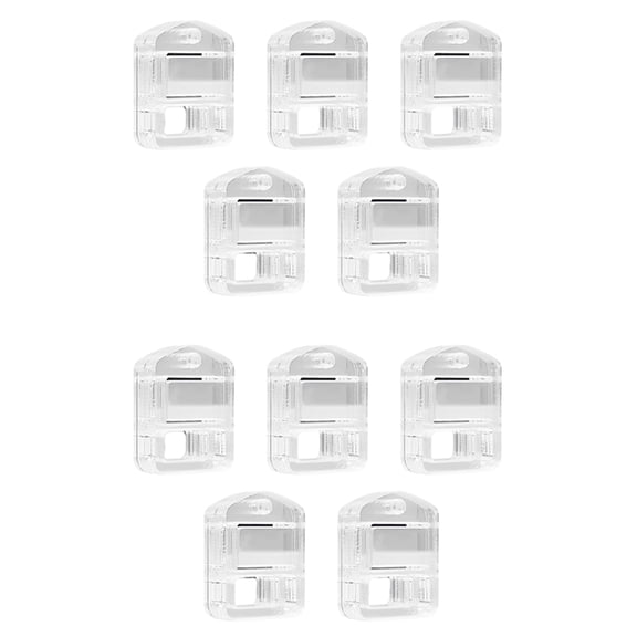 60pcs Acrylic Embroidery Floss Drop, Clear Embroidery Thread Organizers Slim Floss Bobbins - Thread Bobbins