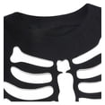 thumbnail image 6 of WIBACKER Halloween Little Girl Boy Glow-in-the-Dark Pajamas 100% Cotton Toddler Kids 2-Pieces Skeleton Sleepwear Sets,3T, 6 of 7