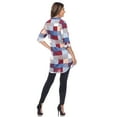 thumbnail image 4 of White Mark Tunique à Carreaux Buffalo pour Femmes Manches 3/4, 4 of 6