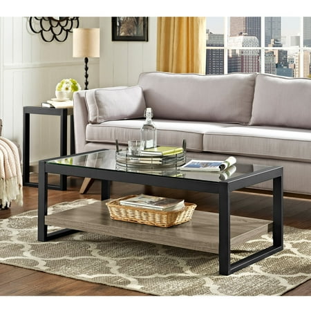 Walker Edison Urban Blend Coffee Table Walker Edison Urban Blend Coffee Table