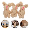 thumbnail image 2 of 3pcs Miniature Rabbit Statue Plush Bunny Ornaments Micro Landscaping Ornaments, 2 of 8