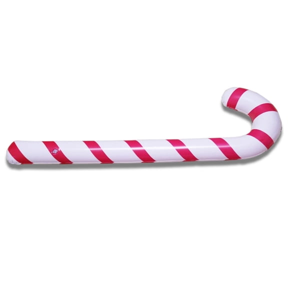 Billuyoard Adorno de bastón de caramelo inflable de Navidad, palo de árbol de Navidad, accesorio de fiesta de vacaciones, decoración de juguete Kits de decoración para fiestas