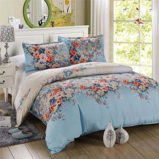 Summer Bedding Set Full/Queen/King Size Bed Set Duvet Cover Set Reactive