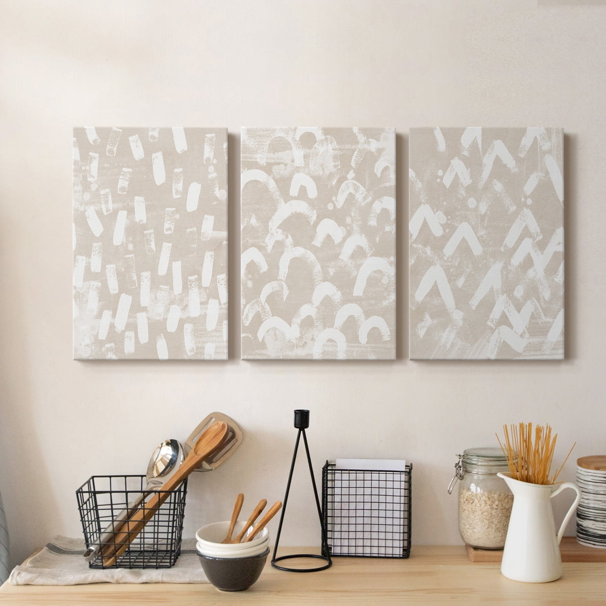Earth Etching I Premium Gallery Wrapped Canvas - Ready to Hang - 8 x 12 Each