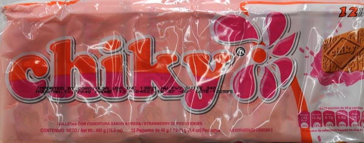 (3 pack) Chiky Strawberry Cookies, 16.9 oz Tray
