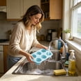 thumbnail image 6 of Clearance! Zguuel 6 Cup Silicone Muffin Pan, Non-Stick Baking Tray for Cupcake Oven, Blue, 6 of 6