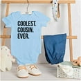 thumbnail image 3 of Best Cousin Ever Cute Relative Family Romper Boys or Girls Infant Baby Brisco Brands 6M, 3 of 6