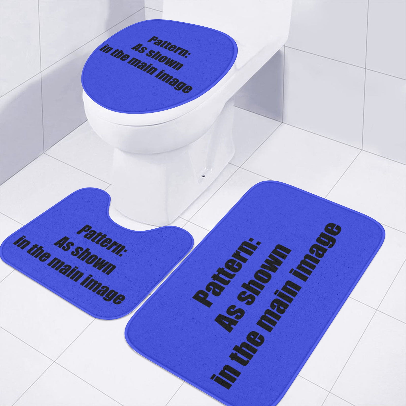 Lheaggik Cartoon Game Brother 4 Pcs Bathroom Sets with Shower Curtain and Rugs, Waterproof Polyester Shower Curtain Sets with Hooks