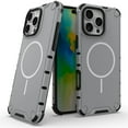 thumbnail image 1 of For IPhone 16 Pro Funda [Compatible con Funda Protectora para Teléfono MagSafe] de Grado Militar con Airbag Anticaída de Color Sólido, Gris, For IPhone 16 Pro, 1 of 8