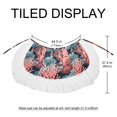 thumbnail image 5 of Coral Chiffon Beach Dresses for Women, Summer Strappy Polyester Beach Dress, 5 of 6