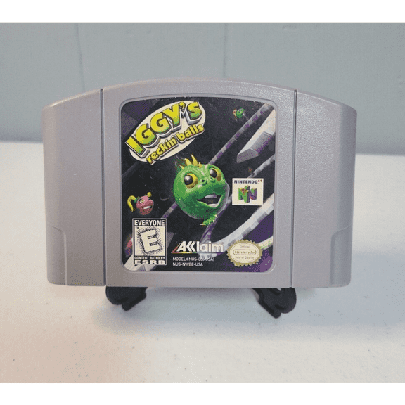 Iggys Reckin Balls - N64 Game Cartridge (US Version)