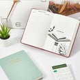 thumbnail image 6 of PU Leather Reading Journal Planner Notebook, Daily Notepad For Book Lovers, 176 Pages Assorted Colors (Yellow, 21*14.8), 6 of 7