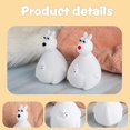 thumbnail image 5 of Lámpara de noche para bebés con control remoto para niños - Luz nocturna cambiante LED recargable para dormitorios de niños, bebés y niños pequeños (rojo), 5 of 5