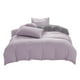 thumbnail image 2 of Juegos de colcha y cubrecama para todas las estaciones: juego de cama de 4 piezas, sábanas lavables de color liso, funda nórdica y fundas de almohada, sábanas de algodón lavado., 2 of 9