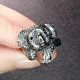 thumbnail image 3 of Lindo anillo de koala ajustable en 3D, anillo de animal de koala con apertura vintage, anillo de panda de koala artesanal para mujeres, niñas y adolescentes, 3 of 5