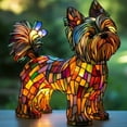 thumbnail image 5 of Resin Animal Series Table Lamps, Stained Glass Art Night Light, LED Tabletop Night Lights, Fun Gift for Dog Lovers, Suitable for Living Room, Bedroom, Home Office, 5 of 6