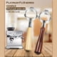 thumbnail image 3 of Moyic Mango para máquina de café, soporte de filtro desmontable, portafiltro de modificada, fabricante de cuencos de acero inoxidable, Juegos de servir café y té Tipo 2 Moyic HA064529-02, 3 of 6