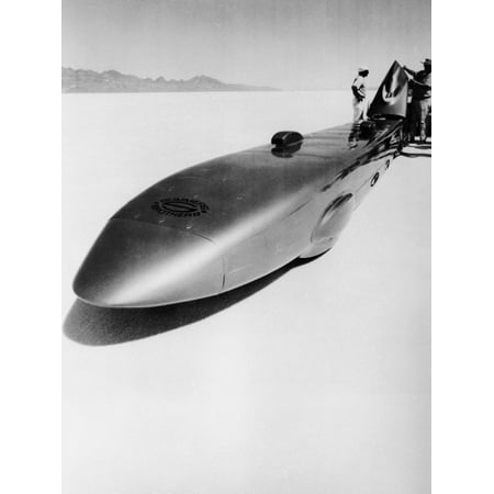 Land Speed Record Car - Goldenrod' Land Speed Record Car, Bonneville Salt Flats, Utah, USA, C1965 Print Wall Art