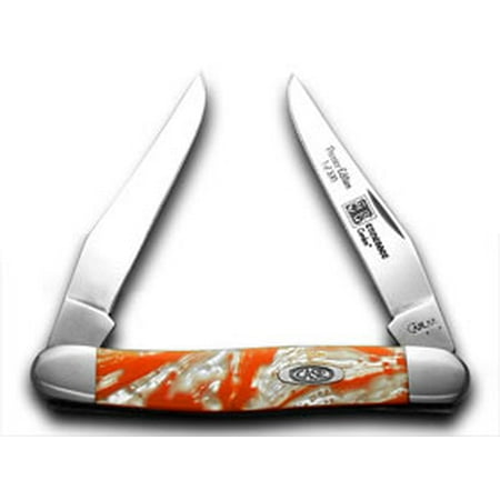 Case xx Tennessee Orange Corelon 1/500 Muskrat Pocket Knife Knives
