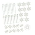 thumbnail image 1 of Decoración de de Navidad, adornos navideños, colgante creativo transparente, decoración de nieve para ventanas de boda en casa Cantidad 41, 1 of 8