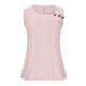 thumbnail image 5 of Camisetas de Cuello en V de las Mujeres sin Mangas Sólido Casual de Verano Camiseta de Poliéster Suave, Camisetas Básicas de Cuello en V de las Mujeres para la Capa de la Fiesta Diaria, 5 of 8