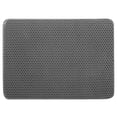 thumbnail image 3 of Alfombrilla para arena de gatos antideslizante, caja de arena grande para mascotas, alfombrilla filtrante de doble capa, resistente al desgaste, impermeable, suministros de limpieza para mascotas, 3 of 5