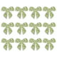 thumbnail image 1 of Uxcell 12-Pack Parches de Strass en Forma de Lazo de 6cm Verde Apliques Adhesivos Brillantes para DIY/Ropa/Zapatos/Bolsas, 1 of 7