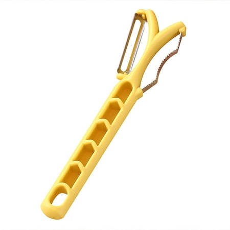 

SHUDAGENG Corn Cob Peeler Stripper Cutter Thresher Remover Kitchen Kernel Tool Yellow