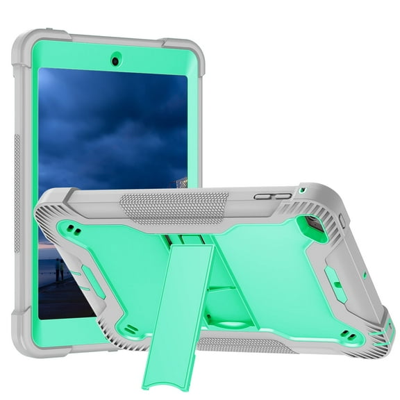 Case for iPad Mini 4/Mini 5th Generation, Kids Protection Heavy Duty Rugged Shockproof Anti-Slip Protective Tablet Cover with Kickstand