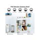 thumbnail image 4 of Desktop Shelf Freestanding Wood Small Bookshelf Desk Supplies Organizers and Accessories Storage Display Rack Office Decor for Women, Brown, 4 of 4