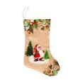 thumbnail image 4 of 1pc Printed Pattern Christmas Ornament Pendant For Christmas Stocking Gift Bag Christmas Tree Gnome Gift Socks Pendant (9.05"x18.5"), Scene Decor, Holiday Accessory, Birthday Party Supplies, 4 of 4