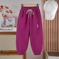 thumbnail image 4 of SJLDQY Girls Sweatpants Casual Elastic Drawstring Waist Joggers for Girls Comfy Pants with Pockets, 4 of 4