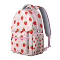 thumbnail image 2 of Fashionable Strawberry Backpack for Women & Students - Trendy School Bag for College & Work, Spacious Laptop Backpack with Multiple Compartments, Sweet Strawberry Print, Great Gift, 2 of 6