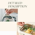 thumbnail image 4 of TIMIFIS Lunch Boxs Transparent Stainless Steel Lunch Box for Office Workers and Students with Compartments for Lunch Boxes Water-Filled and Heated Light Meal Boxes Kitchen Essentials, 4 of 7