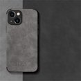 thumbnail image 1 of Funda personalizada de piel de cordero con letras para iPhone, funda a prueba de golpes para iPhone 13, 12, 11 Pro Max, 13 14 Pro Max, 11, 1 of 4