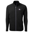 thumbnail image 2 of Men's Cutter & Buck Black TCU Horned Frogs Adapt Eco Knit Hybrid Recycled Big & Tall Full-Zip Jacket, 2 of 3