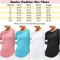 thumbnail image 2 of ZunFeo Athletic Shirts for Women Long Sleeve Quick Dry Yoga Workout Tops Sun Protection Shirts for Hiking Running Pink L, 2 of 7