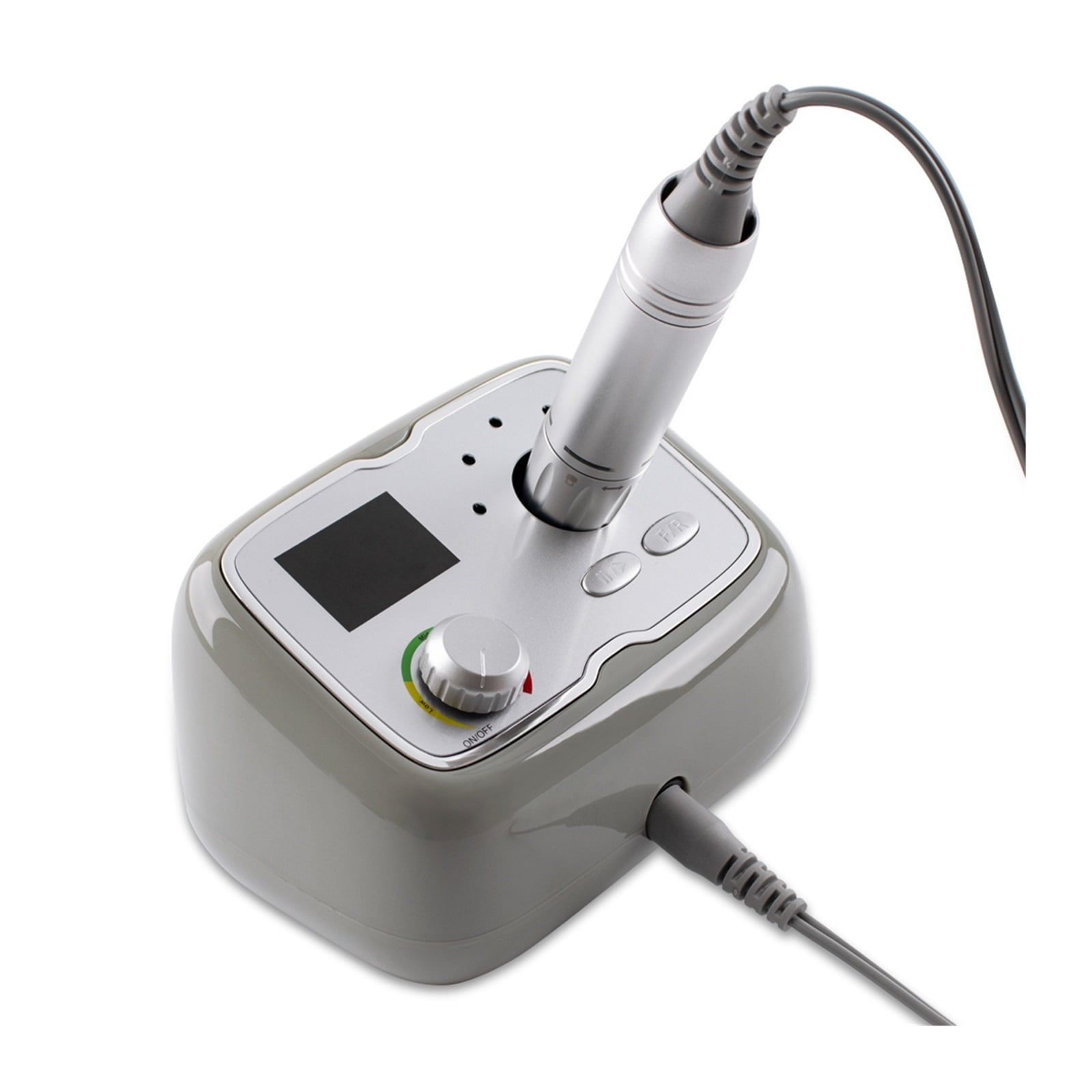 Rechargeable Desktop Nail Drill, Box Stand Manicure Machine, Portable 35000RPM Electric Wireless Cordless Nail Art Polisher ,Low Noise
