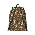 thumbnail image 3 of Balery Mushrooms and Autumn Vintage Canvas Backpack for Men and Women - Large Capacity, Durable Travel Laptop Bag for School, Work, Hiking, and Outdoor Activities, 3 of 7