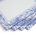 thumbnail image 4 of Pimpernel Blue Italian Brocato Collection Placemats Set of 4 Heat Resistant Mats, Hard Placemat Set for Dining Table, 4 of 6
