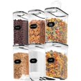 thumbnail image 1 of Recipientes de almacenamiento de cereales Skroam de 6 x 4 litros, herméticos con tapas, 1 of 7