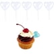 thumbnail image 2 of 50 pipetas de plástico en forma de corazón de 4 ml, adecuadas para chocolate, pasteles y fresas, 2 of 5