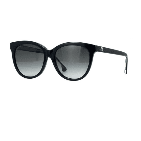 gucci fashion gg 0081sk sunglasses 001 black grey gradient lens