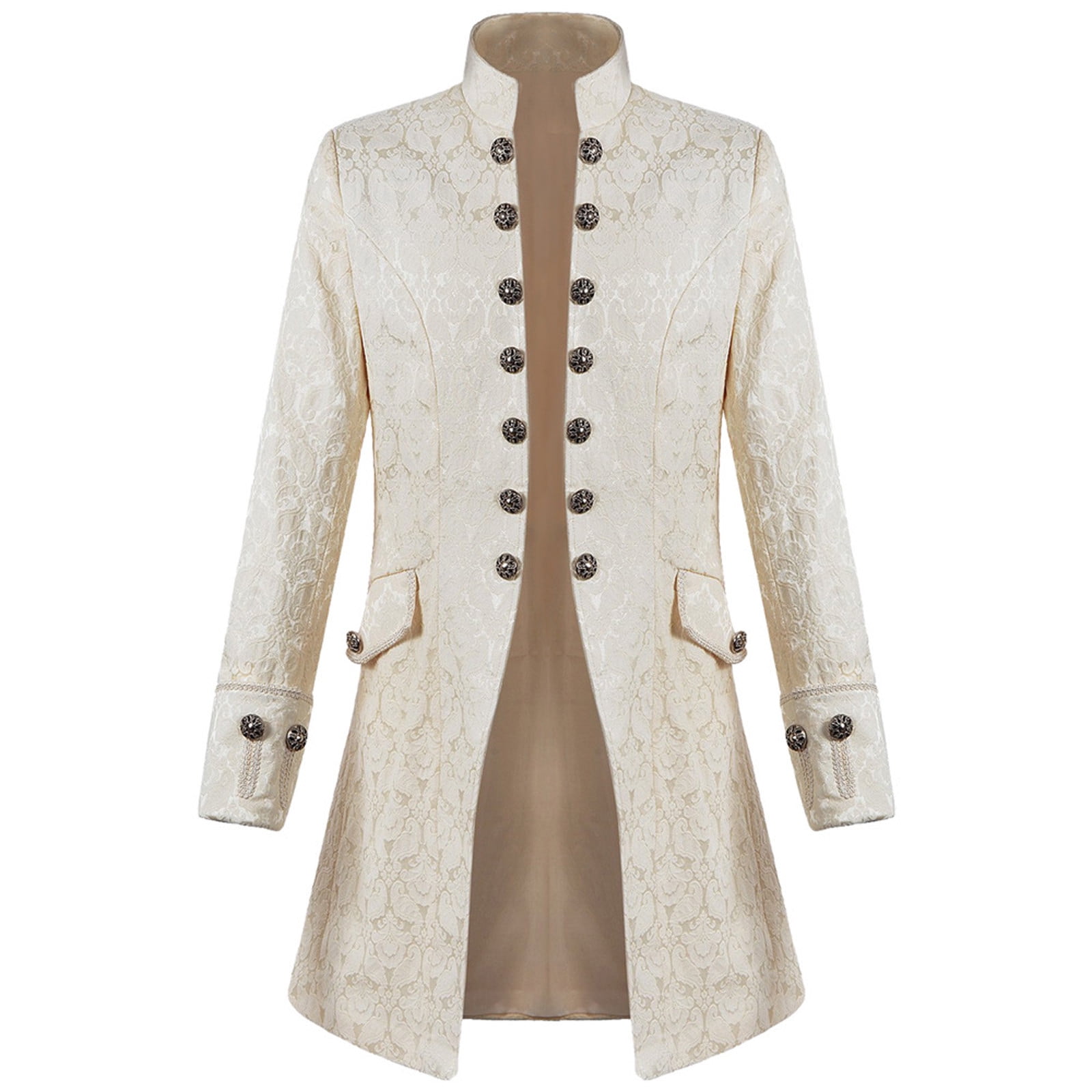 col cheminée manteau ben sherman DPTALR Manteau Gothique pour Hommes, Col Montant Médiéval