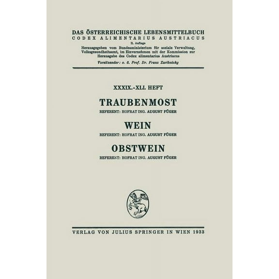 Traubenmost. Wein. Obstwein, (Paperback)