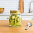 thumbnail image 2 of 6PCS Food-Grade High-Temperature Lead-Free Glass Jars, 150ML Decorative Mason Jars with Golden Lids, Clear Glass Storage Containers for Kitchen, Canning, and Preserving, 2 of 5